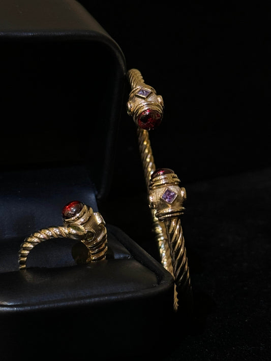 The Enchanted Duo – A Bracelet and Ring Combo That Tells a Story - Lukali & Company