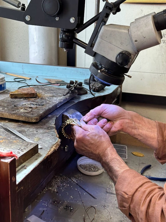 Step inside Lukali & Co’s workshop. Discover how our jewelers craft custom pieces by hand, blending traditional skills with modern techniques for timeless jewelry.