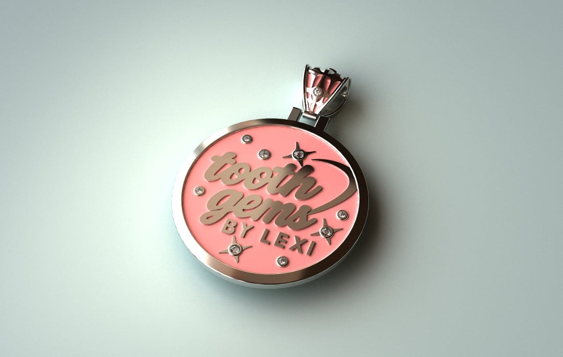 Tooth Gems by Lexi – Pink Glow Collaboration Pendant