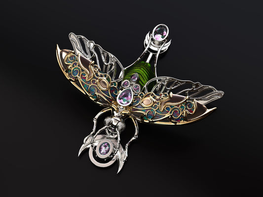 The Beetle Brooch – Nature, Myth, and Fine Craftsmanship