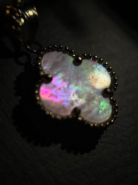 Why a Handmade Van Cleef-Style Pendant with White Mother of Pearl Is the Statement Piece You Need - Lukali & Company