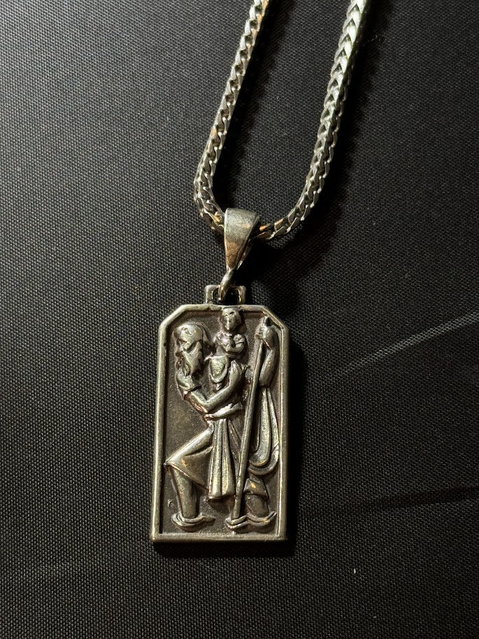 Sacred Embrace Pendant -- Solid Silver