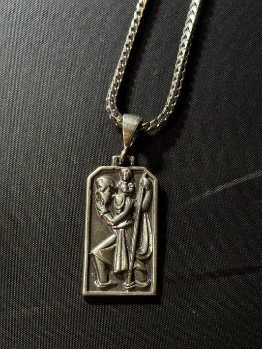Sacred Embrace Pendant -- Solid Silver