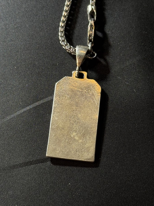 Sacred Embrace Pendant -- Solid Silver