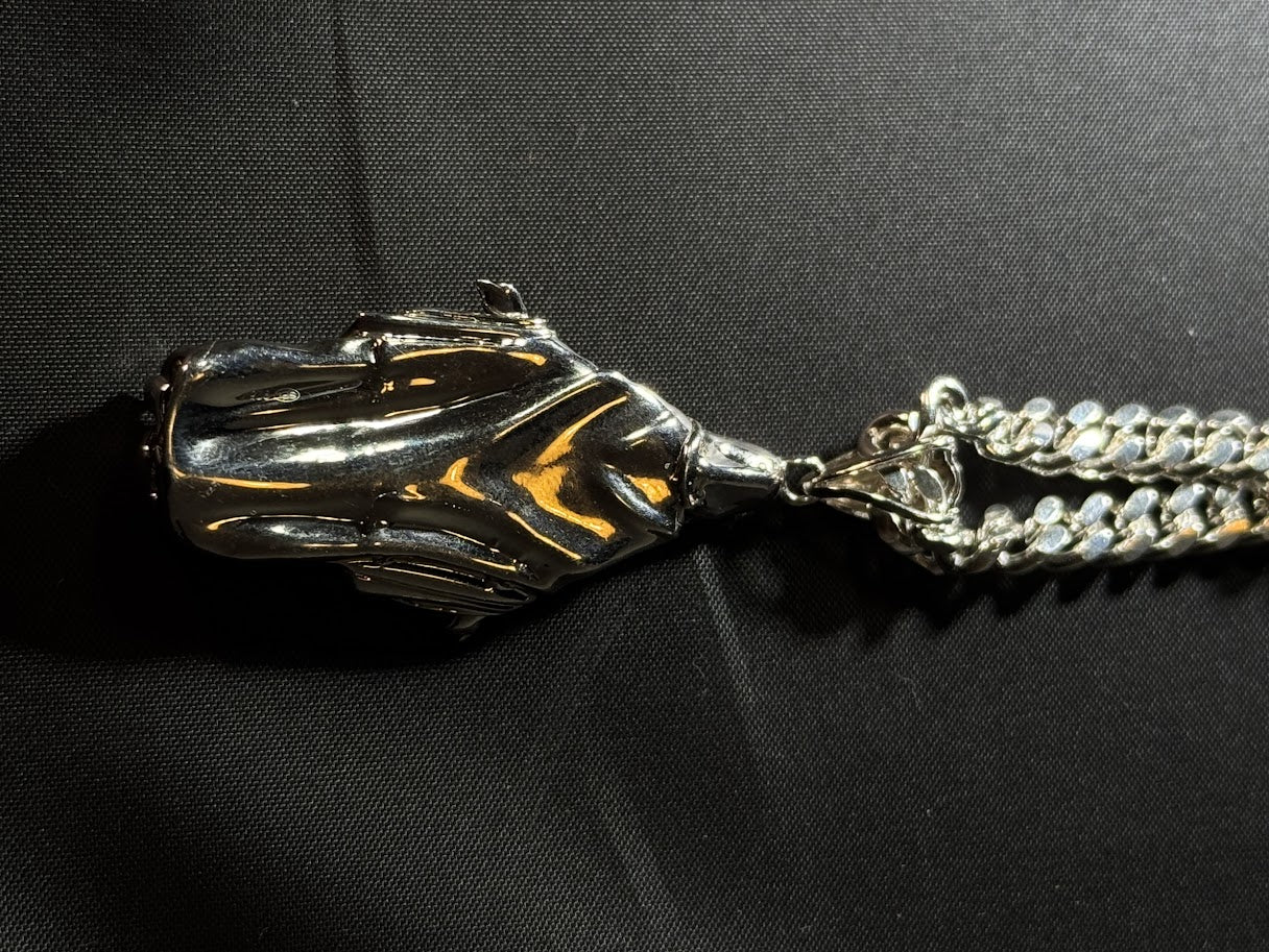 Virgin Mary Pendant -- Solid Silver