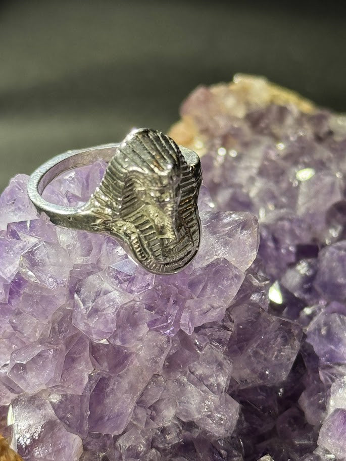 Pharaoh Ring -- Solid Silver