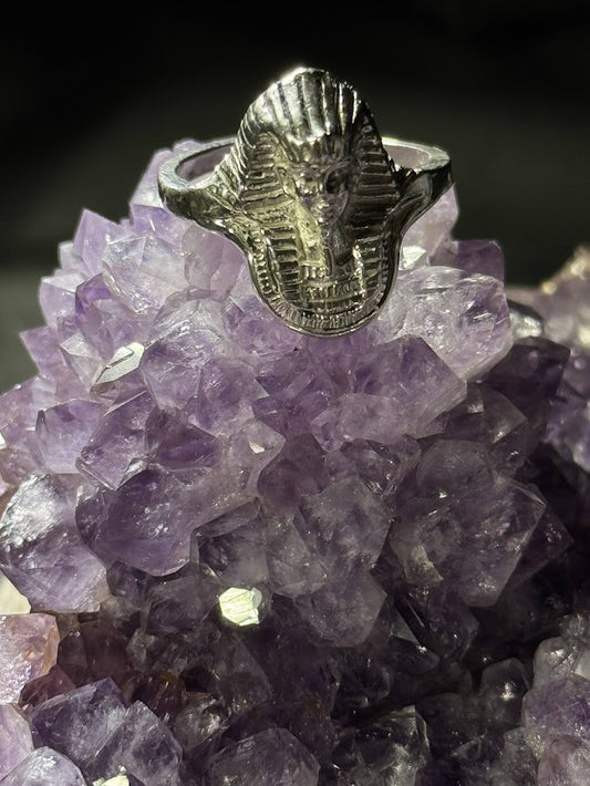 Pharaoh Ring -- Solid Silver