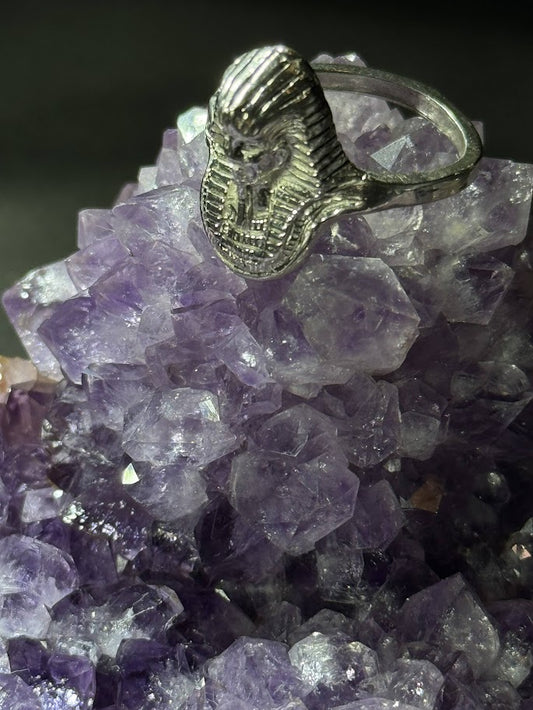Pharaoh Ring -- Solid Silver