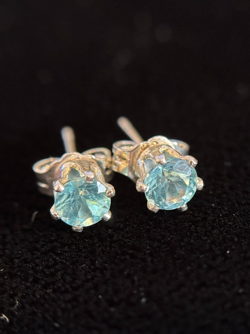 Cool Breeze Aquamarine Studs