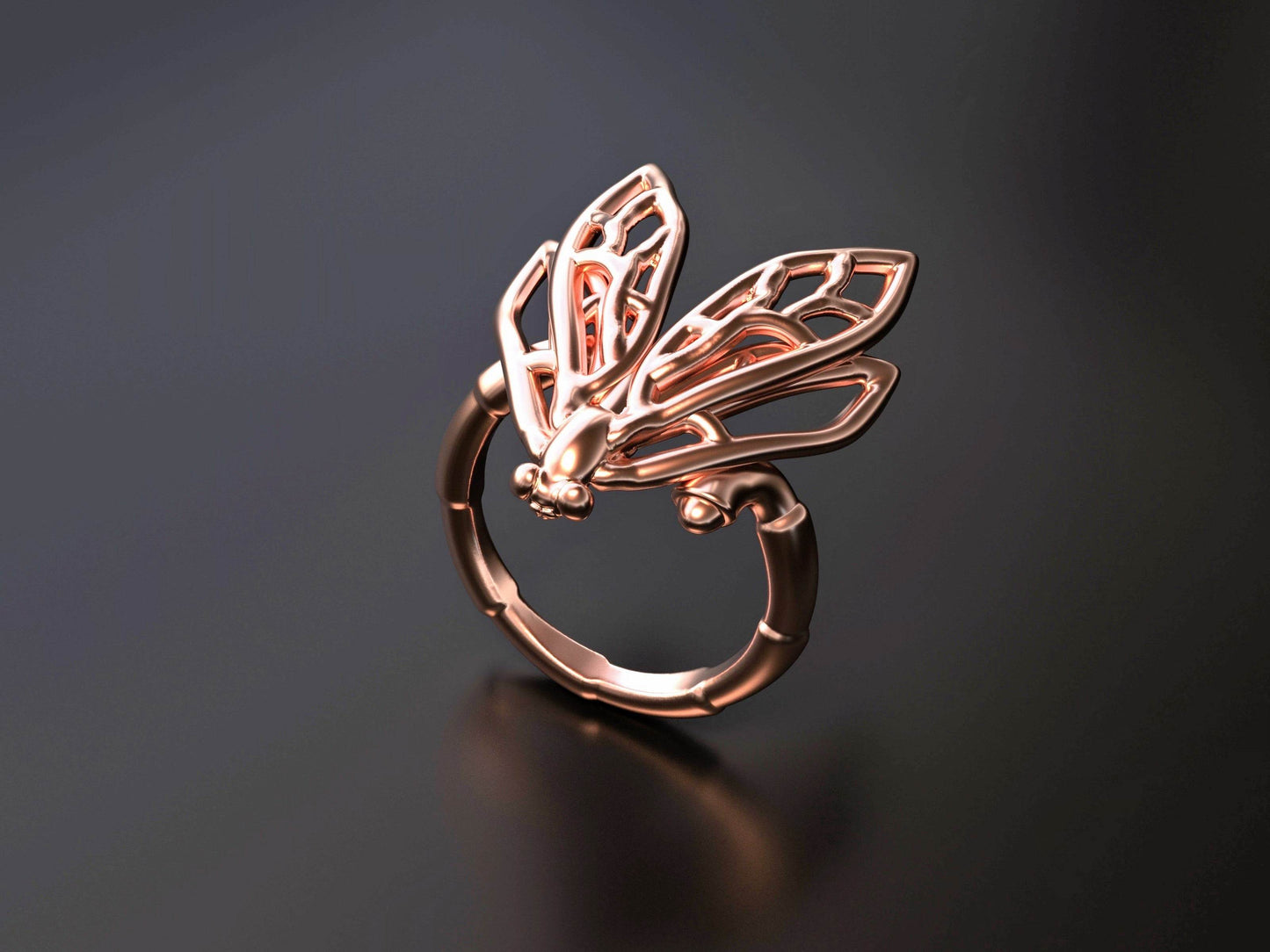 Damselfly Ring - Lukali & Company