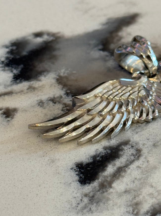 Americana Wings Pendant - Solid 925 Silver