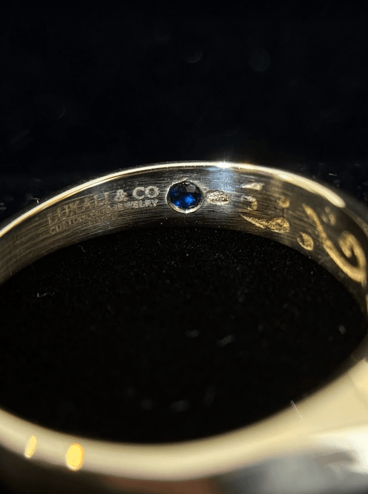 Mens 10K Gold Diamond Ring - Lukali & Company