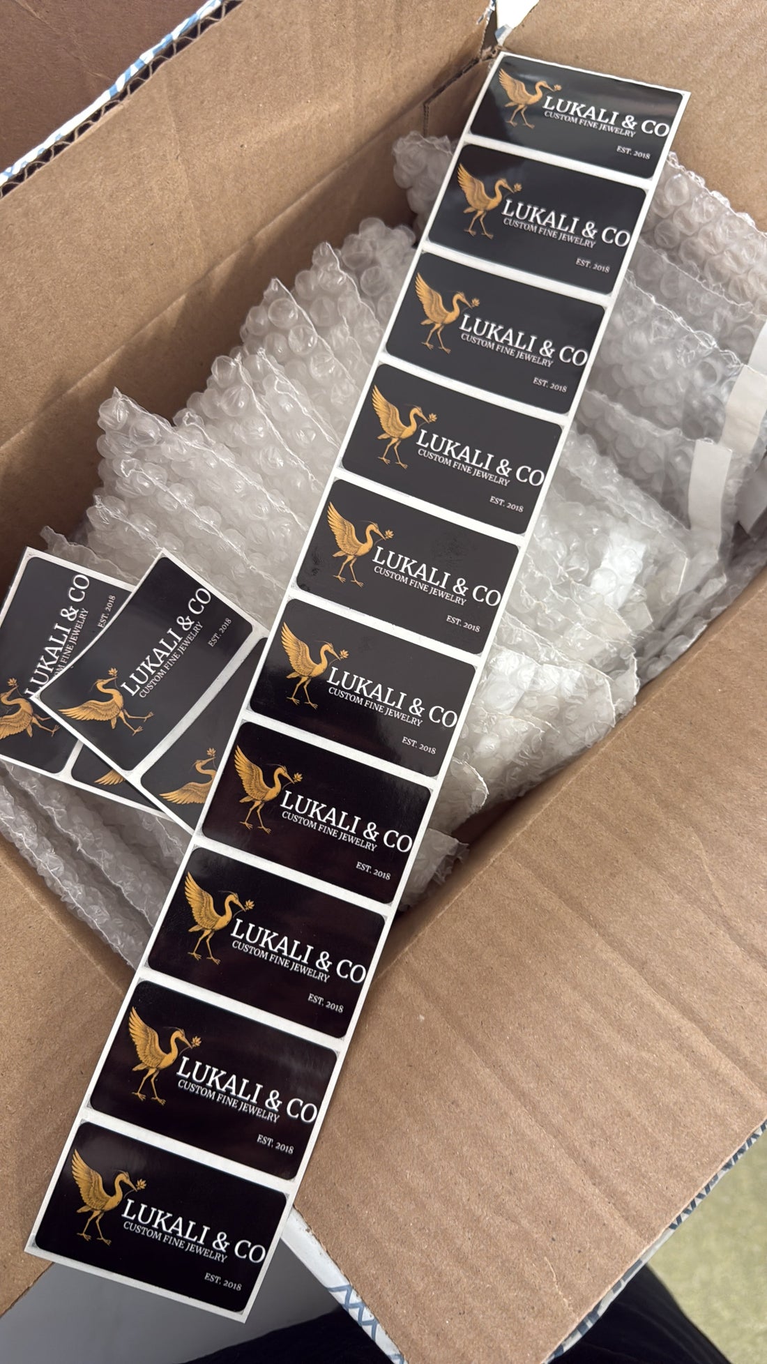 Testing Out Our New Lukali & Co Packaging