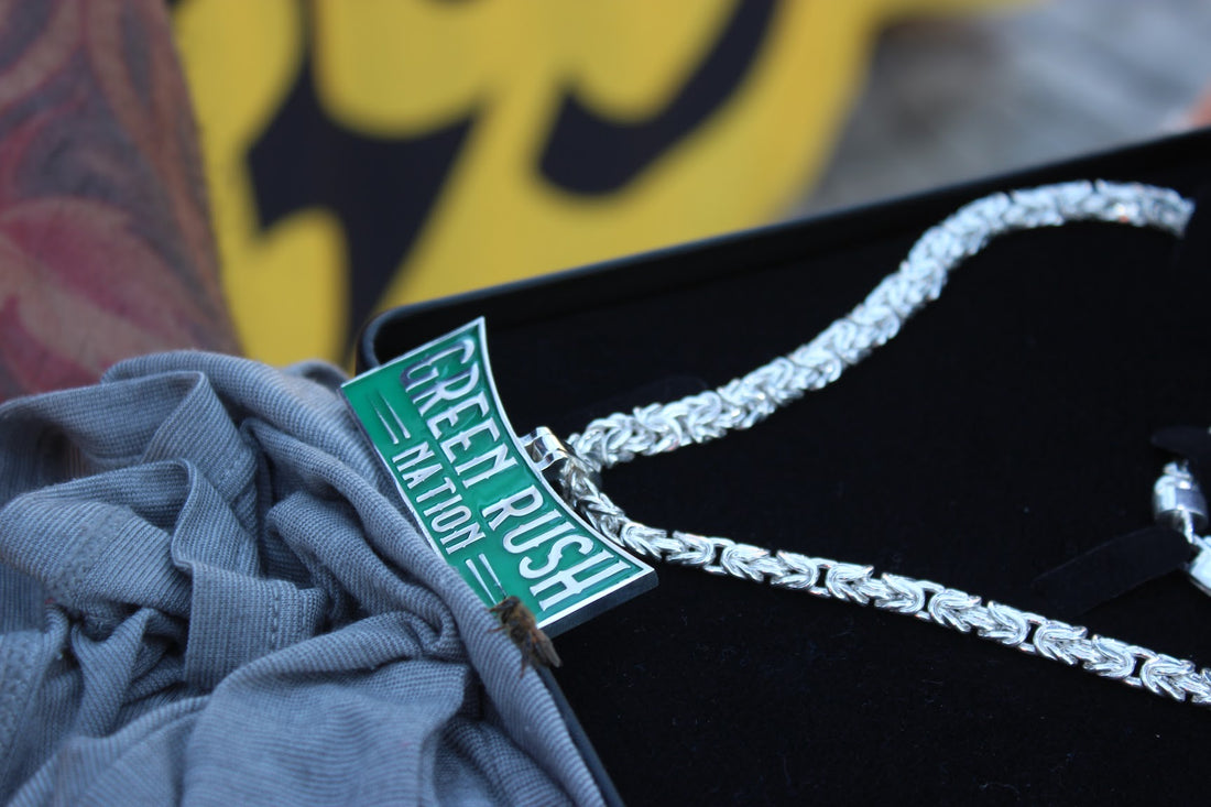 The Green Rush Pendant – Crisp, Clean, and Custom