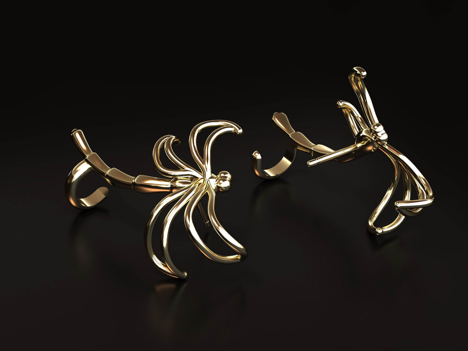 Damselfly Earrings - Lukali & Company