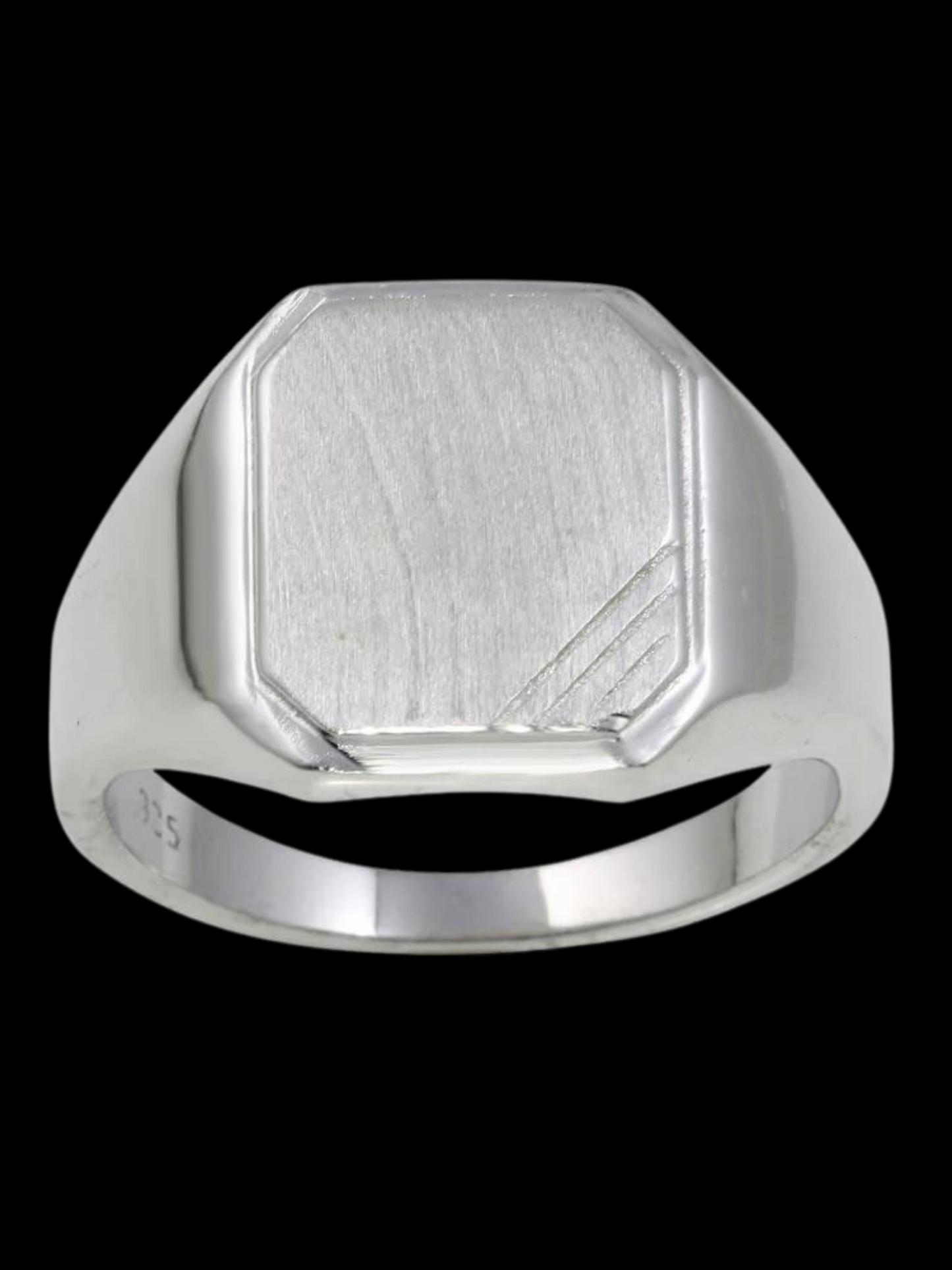 Sterling Silver Men's Signet Ring