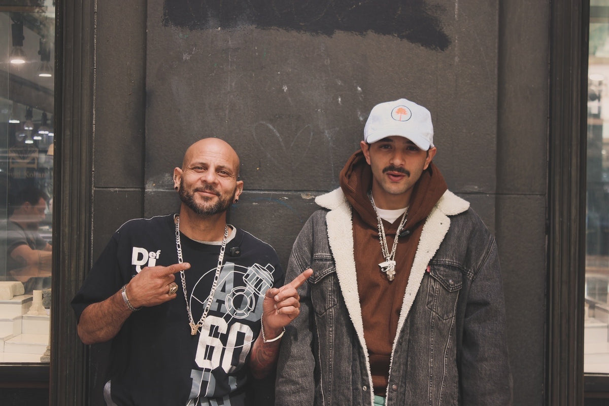 Ali Assi, right, with his friend Miguel Asmar