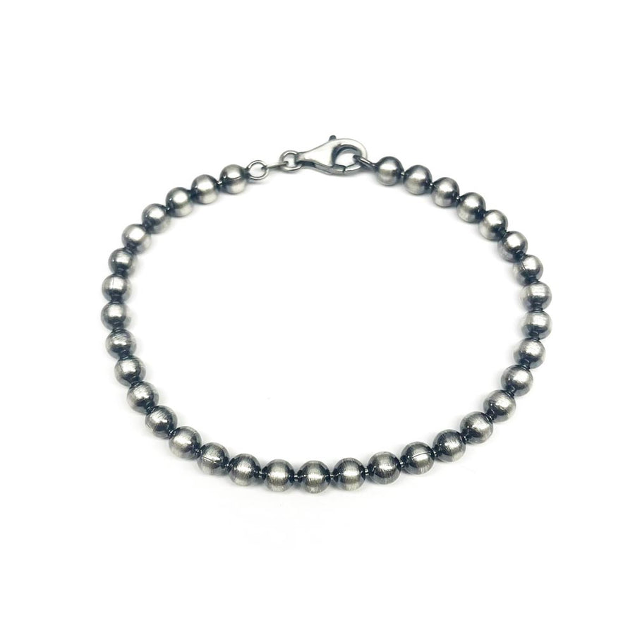 Gunmetal Bead Bracelet