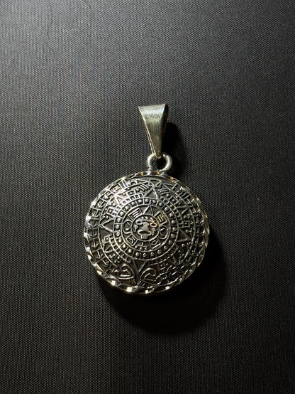 Aztec Warrior Pendant – Sterling Silver