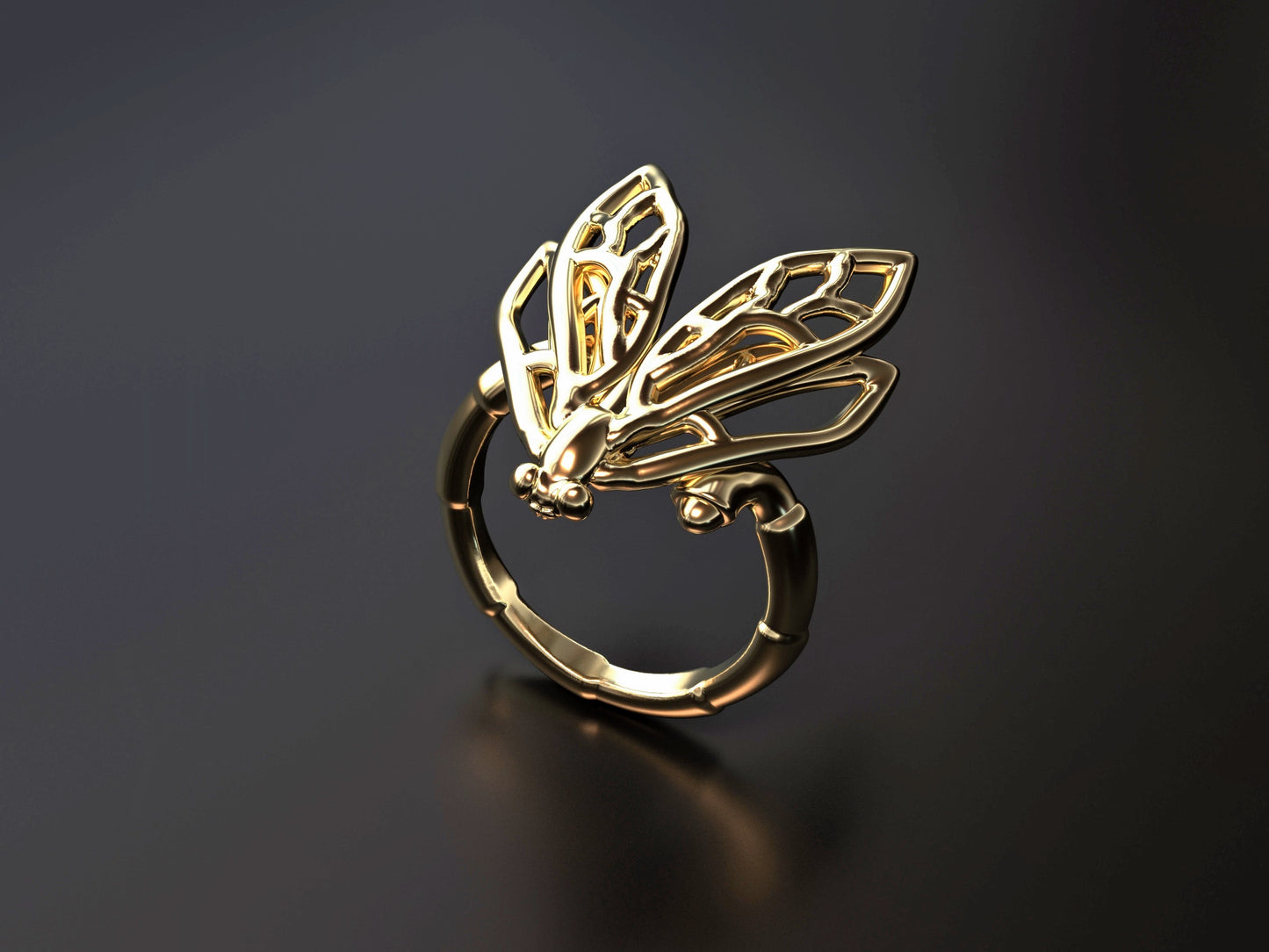 Damselfly Ring