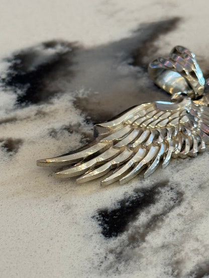 Americana Wings Pendant - Solid 925 Silver