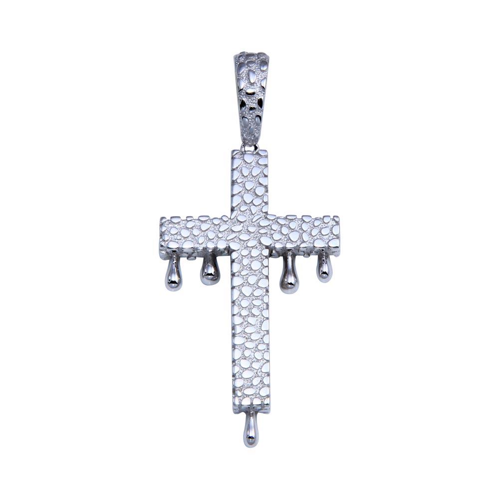 Dripping Cross Pendant
