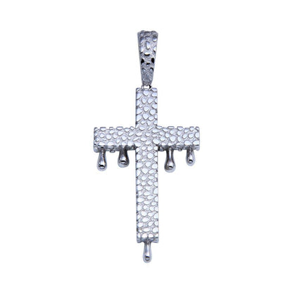 Dripping Cross Pendant