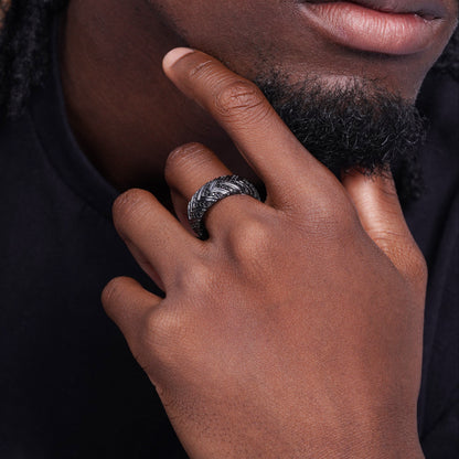 Black Pattern Band