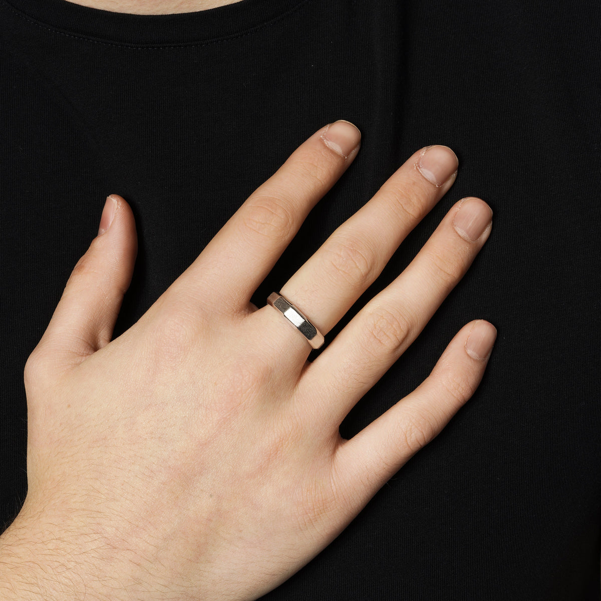 Satin Flat-Edge Band