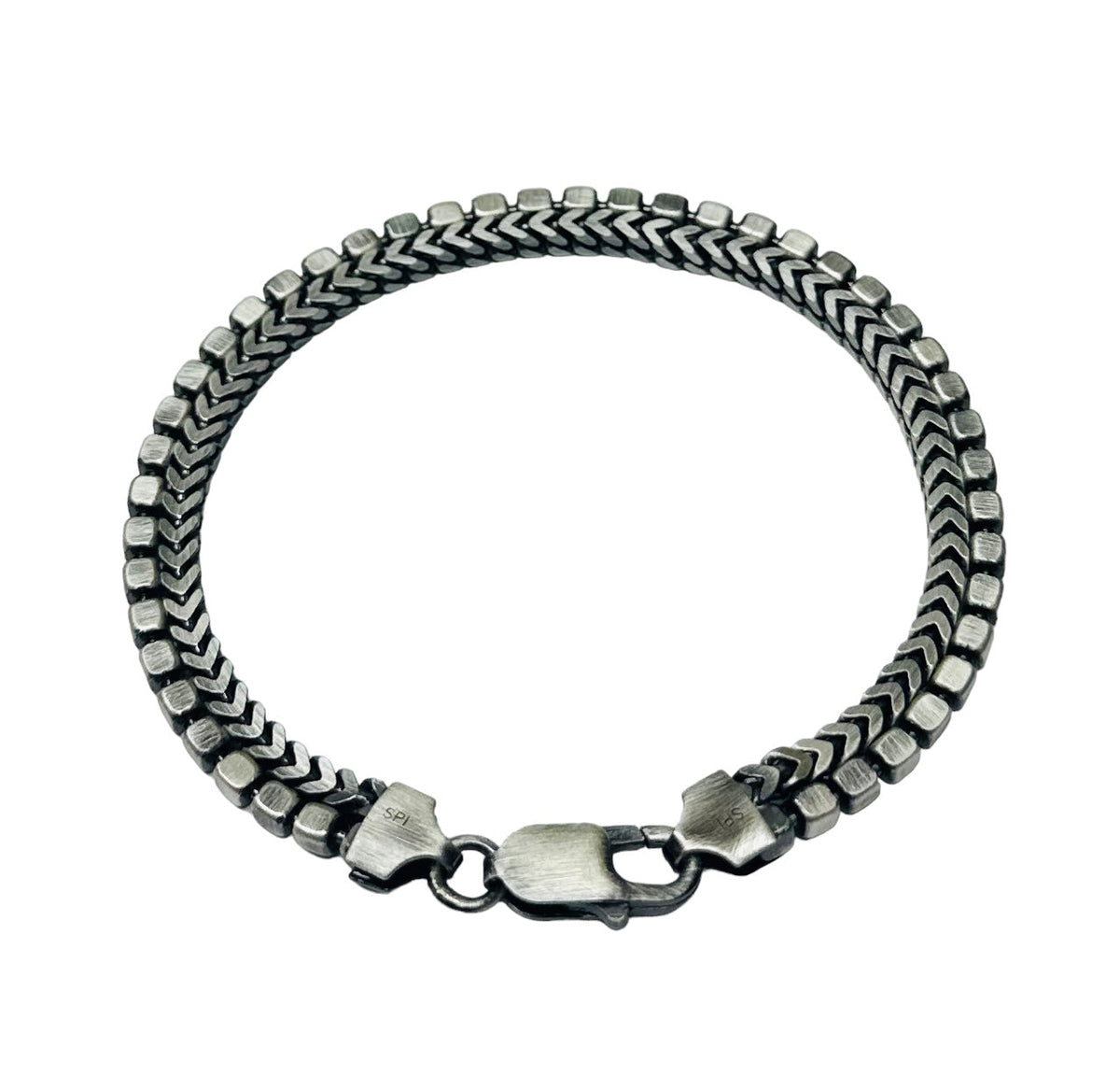 Gunmetal Two-Strand Bracelet