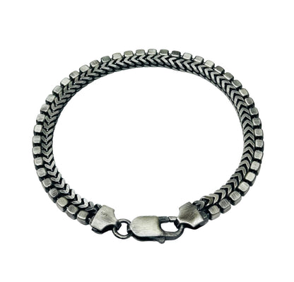 Gunmetal Two-Strand Bracelet
